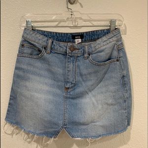 Urban Outfitters BDG lightwash high rise skirt